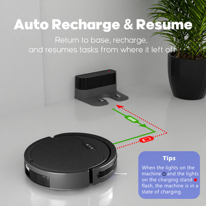 Robot Vacuum and Mop 3-in-1 - 5000Pa Suction for Pet Hair