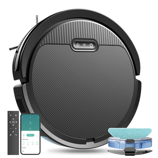 Robot Vacuum and Mop 3-in-1 - 5000Pa Suction for Pet Hair