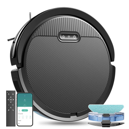 Robot Vacuum and Mop 3-in-1 - 5000Pa Suction for Pet Hair