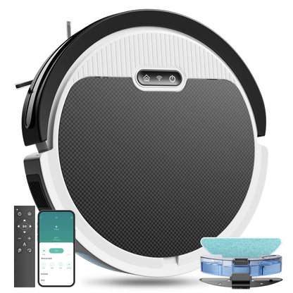 Robot Vacuum and Mop 3-in-1 - 5000Pa Suction for Pet Hair