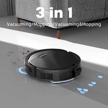 Robot Vacuum and Mop 3-in-1 - 5000Pa Suction for Pet Hair