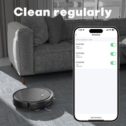 Robot Vacuum and Mop 3-in-1 - 5000Pa Suction for Pet Hair